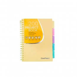 Cuaderno de espiral A5 - Amarillo pastel