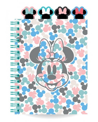 Cuaderno espiral Minnie Mouse A5 con divisores