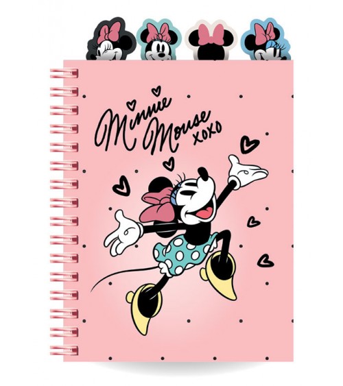 Cuaderno espiral Minnie...