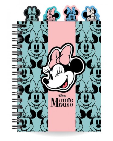 Cuaderno espiral Minnie Mouse A5 con divisores